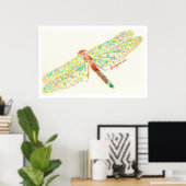 De Dragonfly Dance Print en Poster (Thuiskantoor)