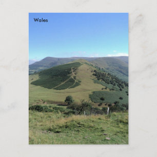 De Dragons terug, de Brecon Beacons, Wales Briefkaart