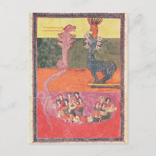De Dragons van de Girona Beatus Briefkaart (Voorkant)