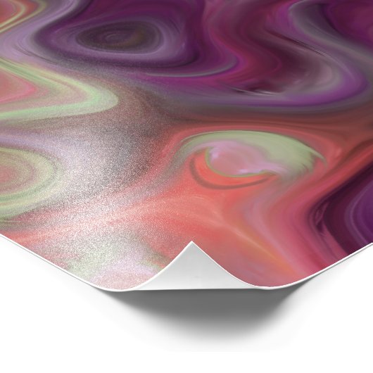 De drain, paars foto afdruk (Hoek)