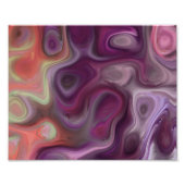 De drain, paars foto afdruk (Voorkant)