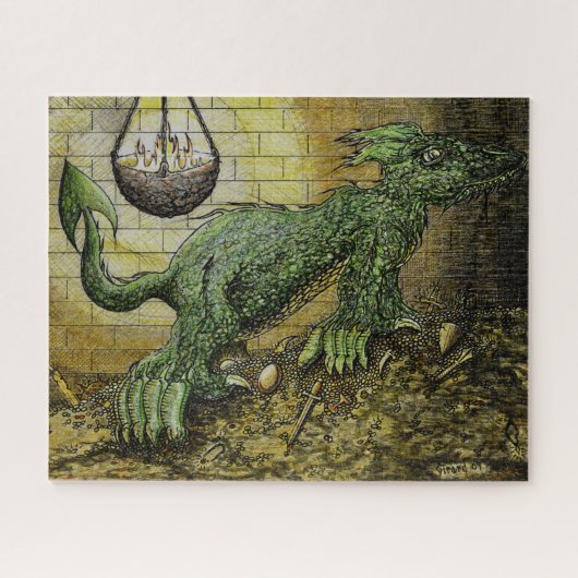 De Draken Bewaker Legpuzzel (Horizontaal)