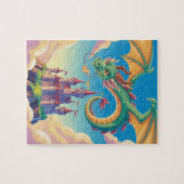 De draken Kasteel Puzzel (Horizontaal)