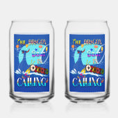 De Drakenboot roept Blikvorm Glas (Voorkant)