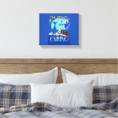 De Drakenboot roept Canvas Afdruk (Insitu (Slaapkamer))