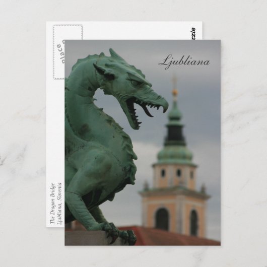 De drakenbrug briefkaart (Voorkant / Achterkant)