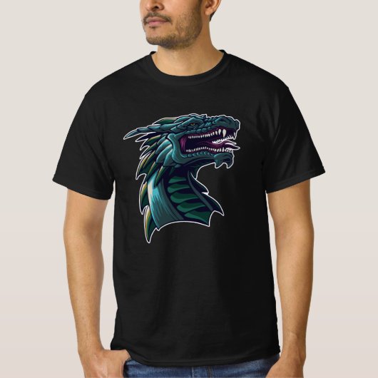 De Drakenkop T-shirt (Voorkant)