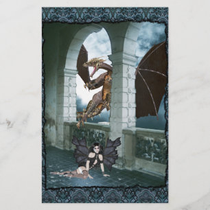 De drakenluier briefpapier