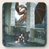 De drakenluier drankjes onderzetter (Voorkant)