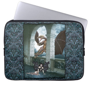 De drakenluier laptop sleeve