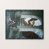 De drakenluier legpuzzel (Horizontaal)