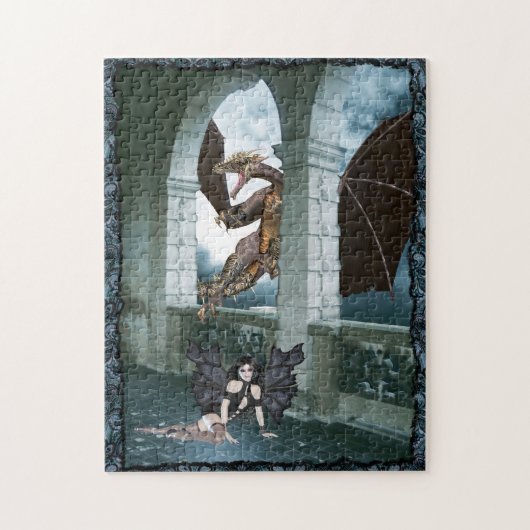 De drakenluier legpuzzel (Verticaal)