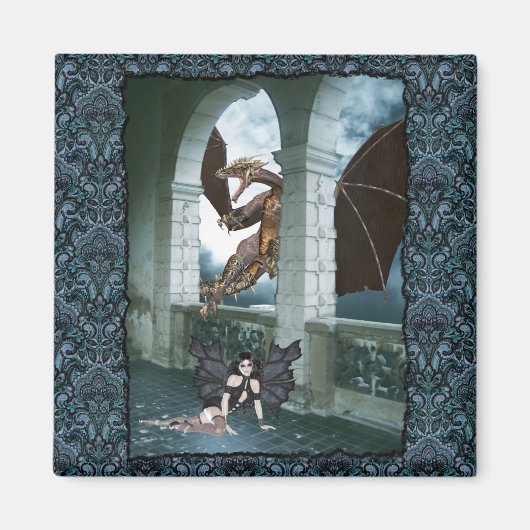 De drakenluier magneet (Voorkant)