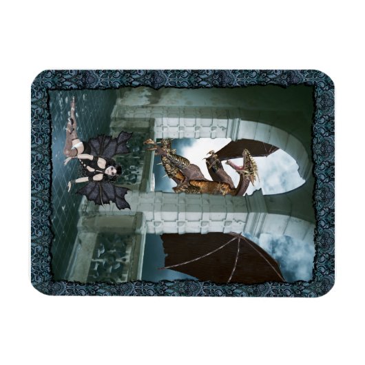 De drakenluier magneet (Horizontaal)