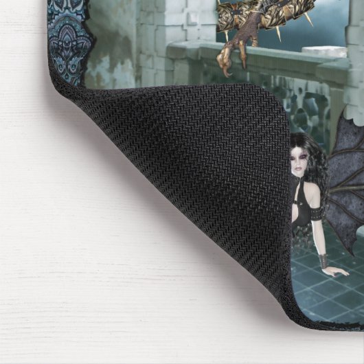 De drakenluier muismat (Hoek)