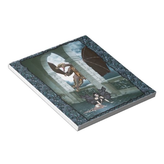 De drakenluier notitieblok (Schuin)