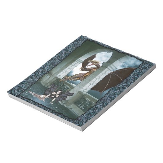 De drakenluier notitieblok (Linkerzijde)