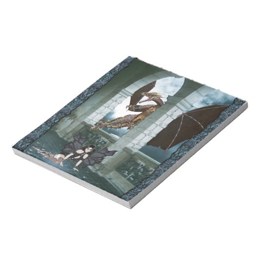 De drakenluier notitieblok (Linkerzijde)