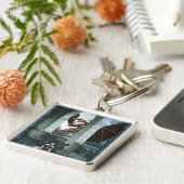 De drakenluier sleutelhanger (Zijkant)