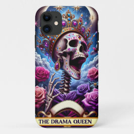 De drama Queen Tarot Kaart Case-Mate iPhone Case