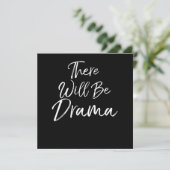 De dramatische acteurs van het het nota nemen zull bedankkaart (Staand voorkant)