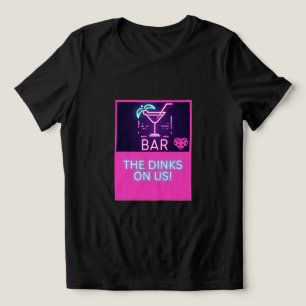 De drankjes op ons Martini glas Tri-Blend Shirt