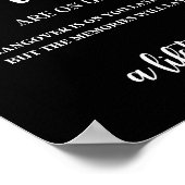 De Drankjes Zijn Op Ons De kater Duurt Een Dag Poster (Hoek)