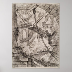 De Drawbridge, Giovanni Battista Piranesi Poster