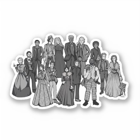 De Dread Penny Society sticker (Voorkant)