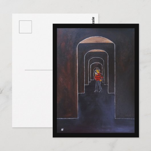 De Dream Stalker Schilderij door Alfred Fox Briefkaart (Voorkant / Achterkant)