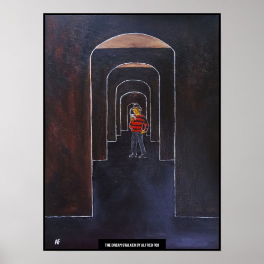 De Dream Stalker Schilderij door Alfred Fox Poster (Voorkant)