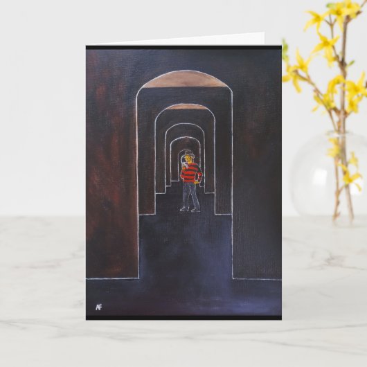 De Dream Stalker Schilderij van Alfred Fox Kaart (Gele Bloem)