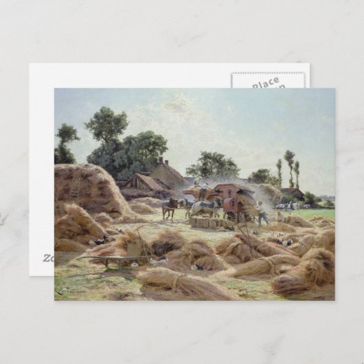 De Drempelmachine 1896 Briefkaart (Voorkant / Achterkant)