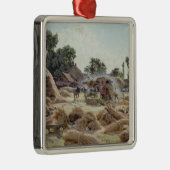 De Drempelmachine 1896 Metalen Ornament (Rechts)