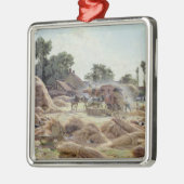 De Drempelmachine 1896 Metalen Ornament (Links)