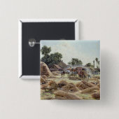 De Drempelmachine 1896 Vierkante Button 5,1 Cm (Voorkant /achterkant)