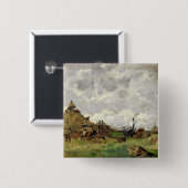 De Drempelmachine Vierkante Button 5,1 Cm (Voorkant /achterkant)