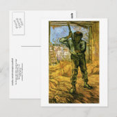 De drempelwaarde (na Millet), Van Gogh Fine Art Briefkaart (Voorkant / Achterkant)