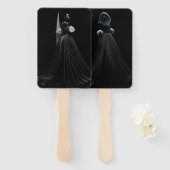 De dress handwaaier (Voorkant en achterkant)