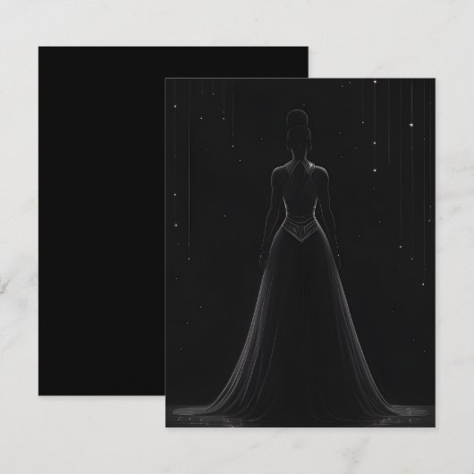 De dress kaart (Voorkant / Achterkant)