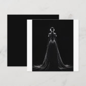 De dress save the date (Voorkant / Achterkant)