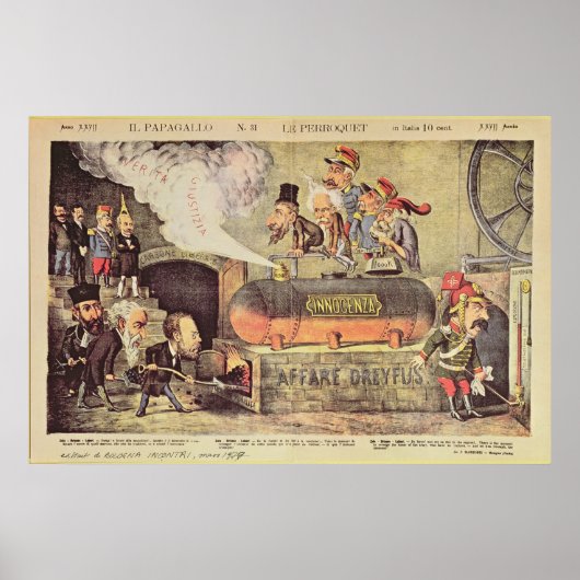 De Dreyfus Affair Poster (Voorkant)