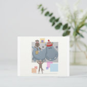 De drie amigo's. briefkaart (Staand voorkant)