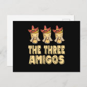 De drie Amigos Briefkaart (Voorkant / Achterkant)