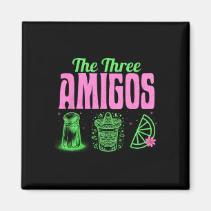De drie amigo's Cinco de Mayo Drink tequila pa Magneet