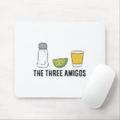 De drie Amigos Cinco de Mayo Tequila Salt en Li Muismat (Met muis)