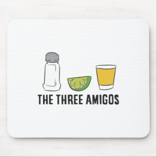 De drie Amigos Cinco de Mayo Tequila Salt en Li Muismat