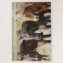 De drie Amigos IJslandse paardenvrienden Legpuzzel