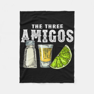 De drie Amigos Limoen zout Tequila Grappig Cinco d Fleece Deken