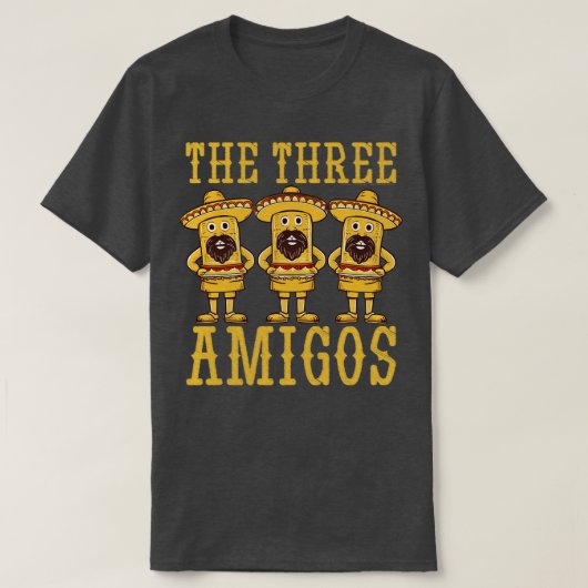 de drie amigos t-shirt (Design voorkant)